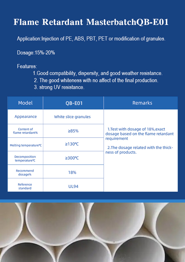 PE Flame Retardant Masterbatch-QB-E01