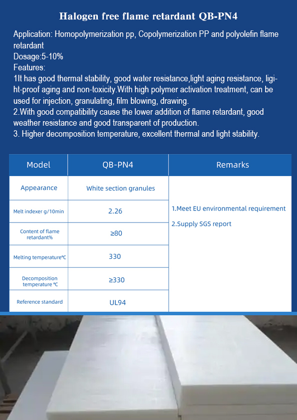 Halogen-free PP Flame Retardant-QB-PN4